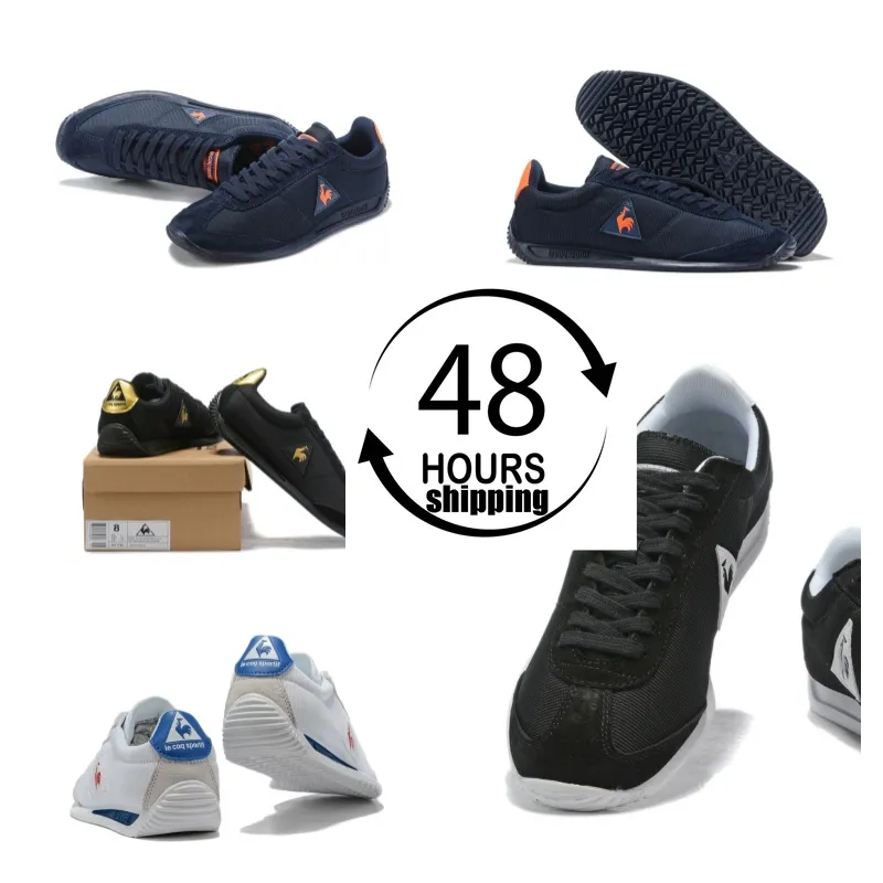 2024 scarpe da design per esterni le coq scarpe casual sneaker scarpe da corsa da donna uomo 36-44 dimensioni nere blu giallo gratis spedizione classica classica gallo francese