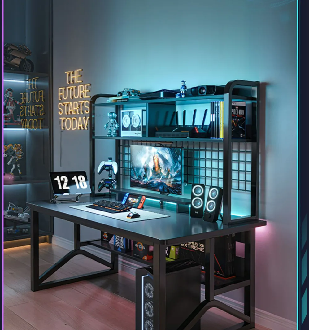 Integrated Gaming Desktop And Chair For Home Office Bedroom And Students Simple And Efficient Smart Workbench And Bookshelf Furniture From Homepro9 475.36 DHgate.Com