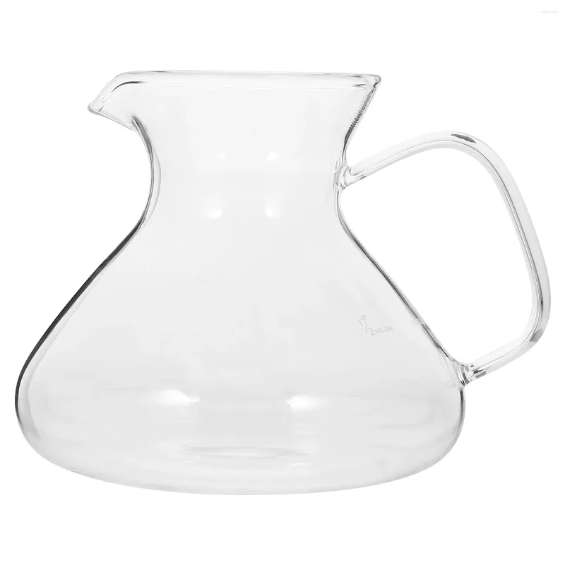 Geschirrsets Tee Kessel Kaffeekanne klarer Spender Krug Carafe Share Container Pitcher Glass Teekanne Küche