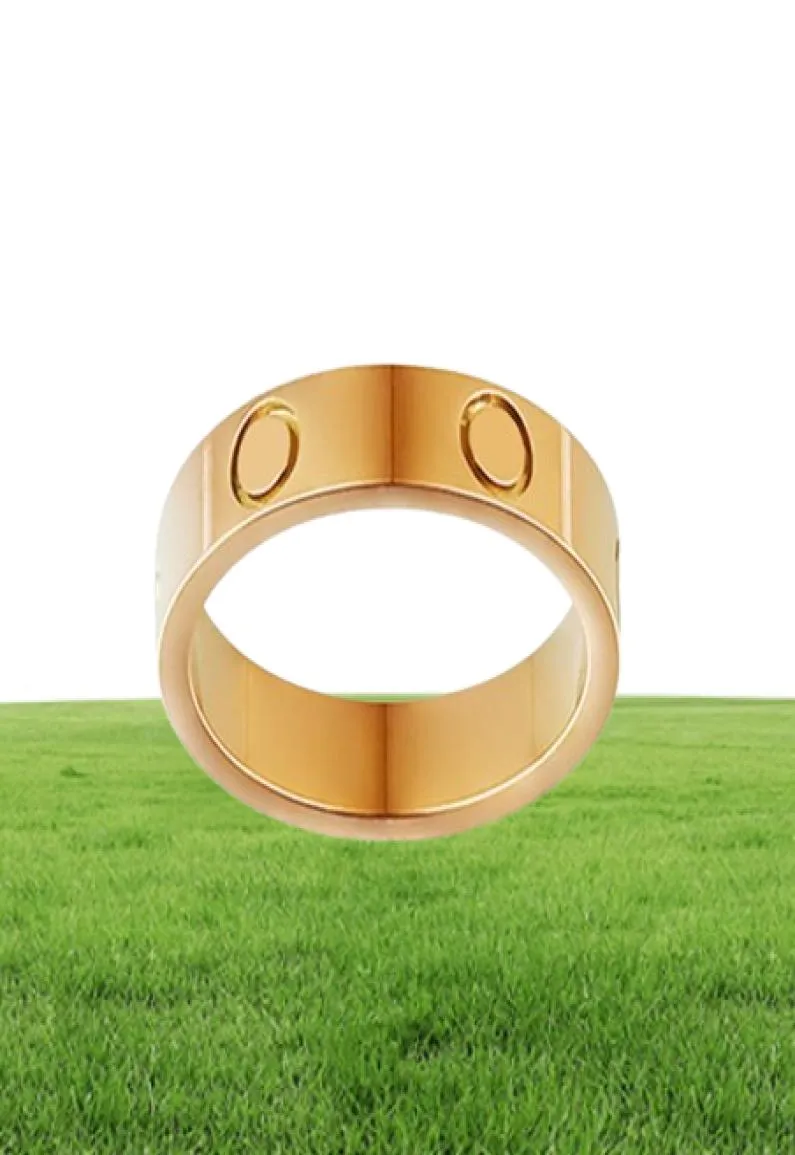Rose Gold Custom Designer Ring for Women Luxury Ring Men High Quality Made in China Titanium Steel Design Tjock plätering utan FA2469213