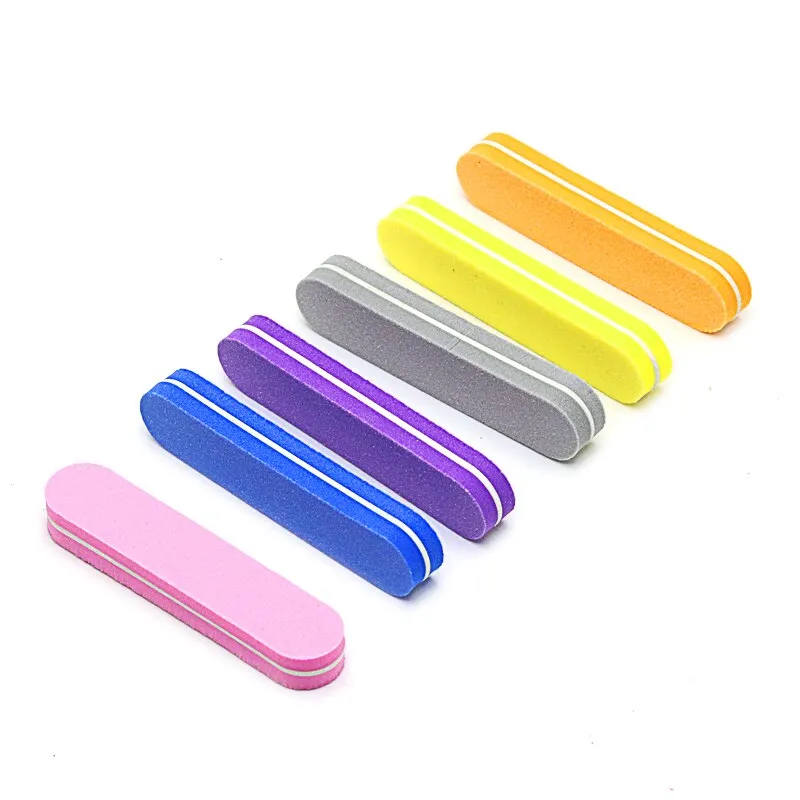 100 pezzi mini file di levigatura di buffing bloccano pedicure manicure care nail art tampone polacco manicure strumenti per chiodi pedicure