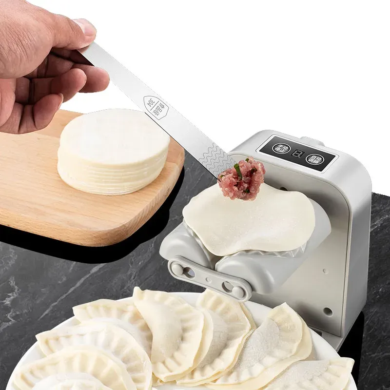 Persers elektrische dumpling schimmel automatische knoedelmaker ravioli empanada pers jiaozi maken keukenaccessoires maken