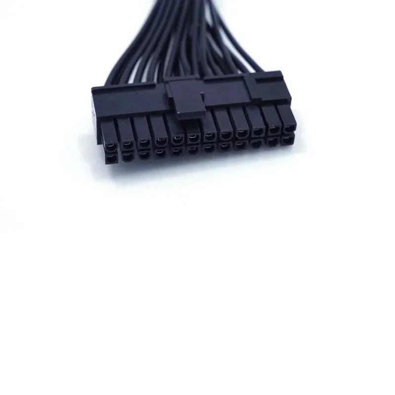 18AWG ATX 24 20 + 4 broche Femelle Femelle PSU PSU ALIMENTATION Mâle à femelle 24pin PSU Extension Câble de la carte Main Adaptateur 32cm