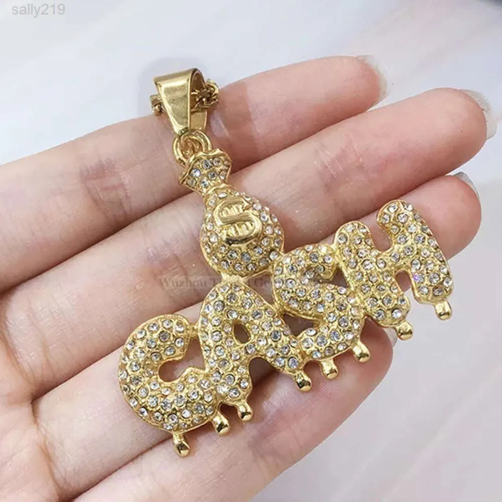 Tianyu Custom Name Letter Pendant Charms Men Hip Hop 14k 18K Gold Chain Choker Jewelry Pendants Colliers pour femmes