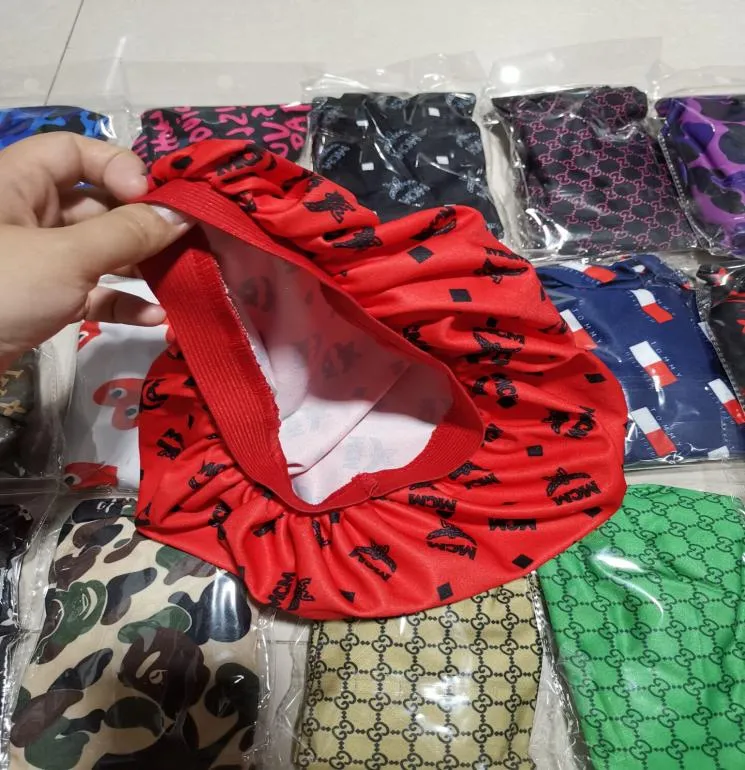 Durag Headband Pirate Hat Bandanas 42 Designs Silky Durags DuRag Bandana Headwraps Hip hop Caps Head Wraps Designer hair bonnets7782465