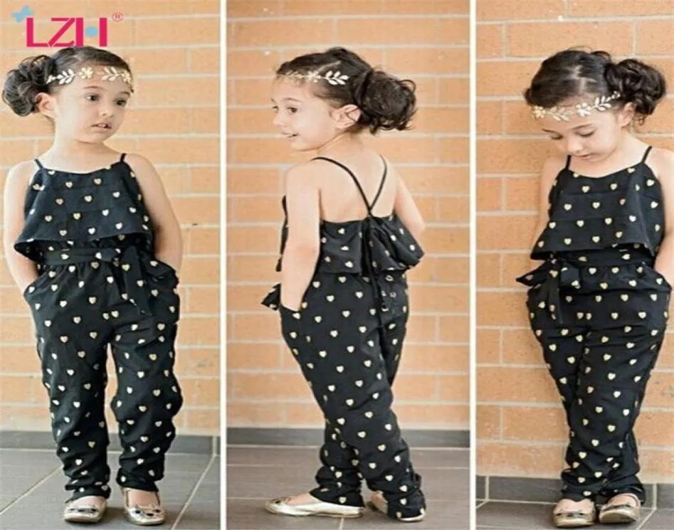 Kids Clothes Tracksuit For Girls Clothing Sets Summer Toddler Girls Clothes Jumpsuit Suit Children Clothing 2 3 4 5 6 7 Year 210316675369