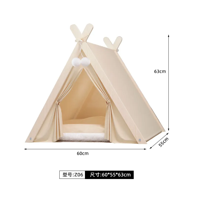 Pet Tent Dog House Four Seasons Universal Cat Delivery Room Enclosed Pine Winter Warm Cat Tent House Cat Accessories Cat House