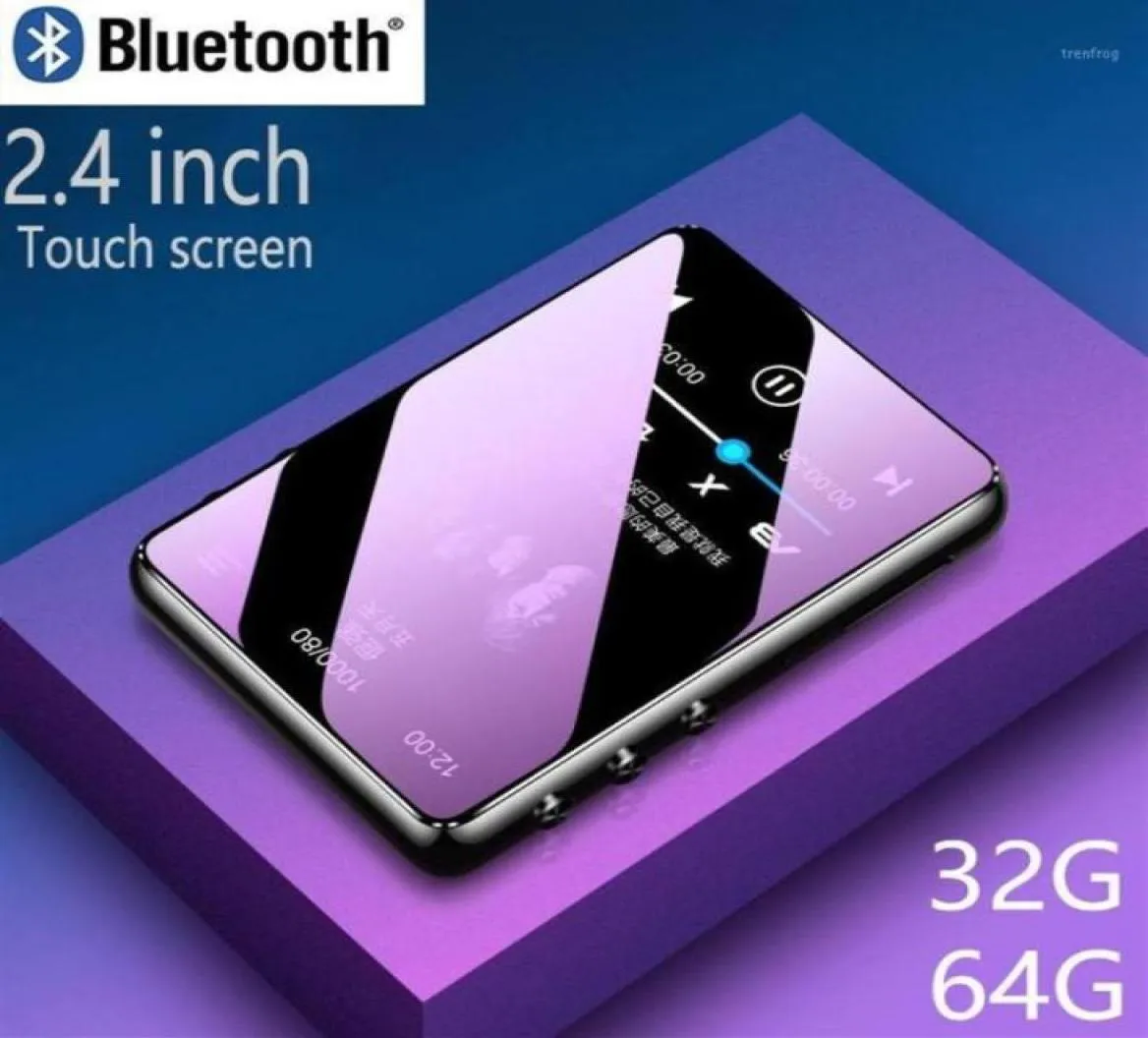 Bluetooth 50 MP3 -spelare 24 tum full pekskärm Byggt högtalare med FM Radio Voice Recorder Video Playback1184p66055169388948