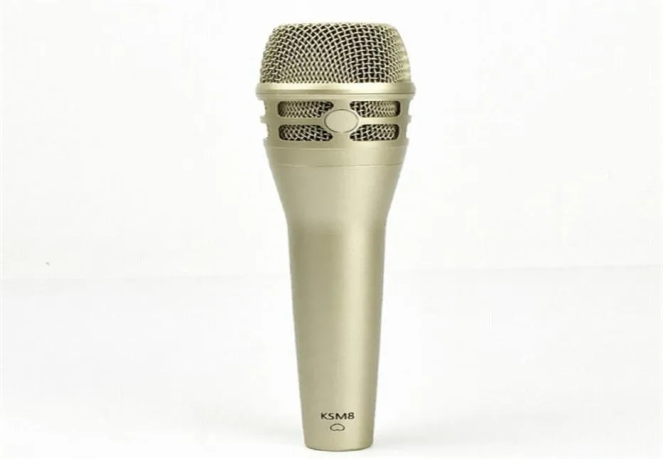 Top qualité câblée Dynamique Dynamique KSM8 Vocaux en direct professionnels Microphone Wired Microphone Microfono Mike Mic4710377