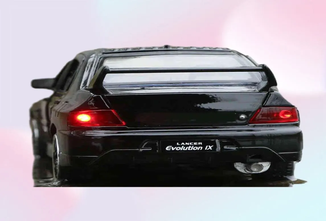 Mitsubishi Lancer Alloy Racing Model Evolution IX 9 Scale 132 다이 캐스트 메탈 자동차 장난감 자동차 시리즈 어린이 039S GIFTS1415830