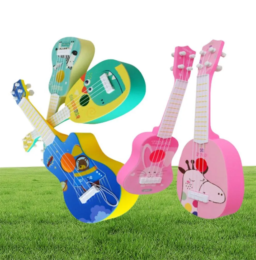 Presentes conjuntos de brindes infantis brinquedos musicais Baby Toys Ukulele Guitar Montessori Educacional para crianças jogos de música2617287