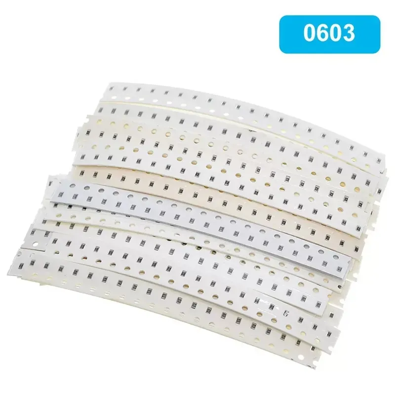 SMD -weerstandskit 1% 1206 0402 0603 0805 1R - 1MR 0R - 10MR Legering Resistentie 2512 100% nieuwe chipweerstand geassorteerd set