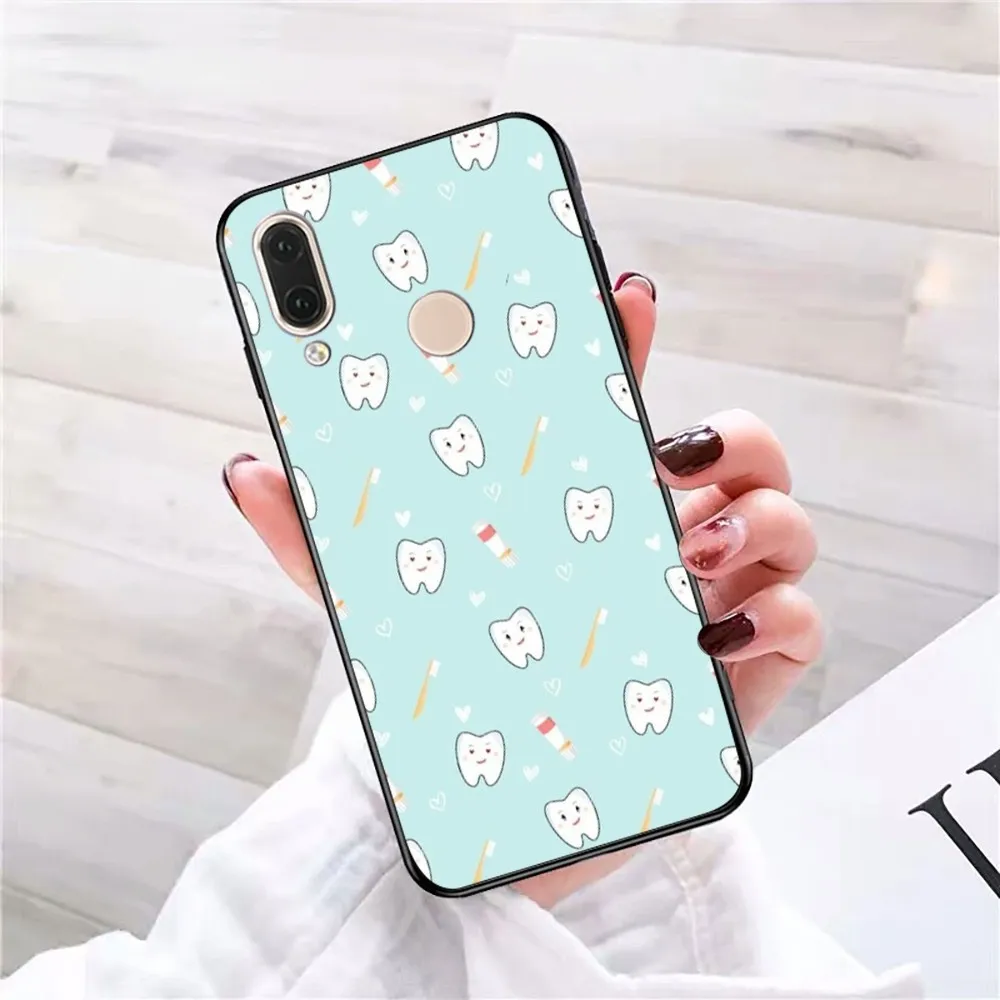 Dentist Teeth Tooth Phone Case For Samsung S 20 21 22 23 plus Ultra for Redmi Note 8 9 10 11 for Huawei Y 5 6 9