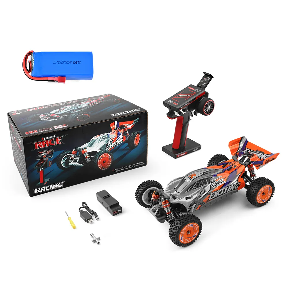 Wltoys高速RCレーシングカー：55km/H 2.4g 1/12 4WDオフロード
