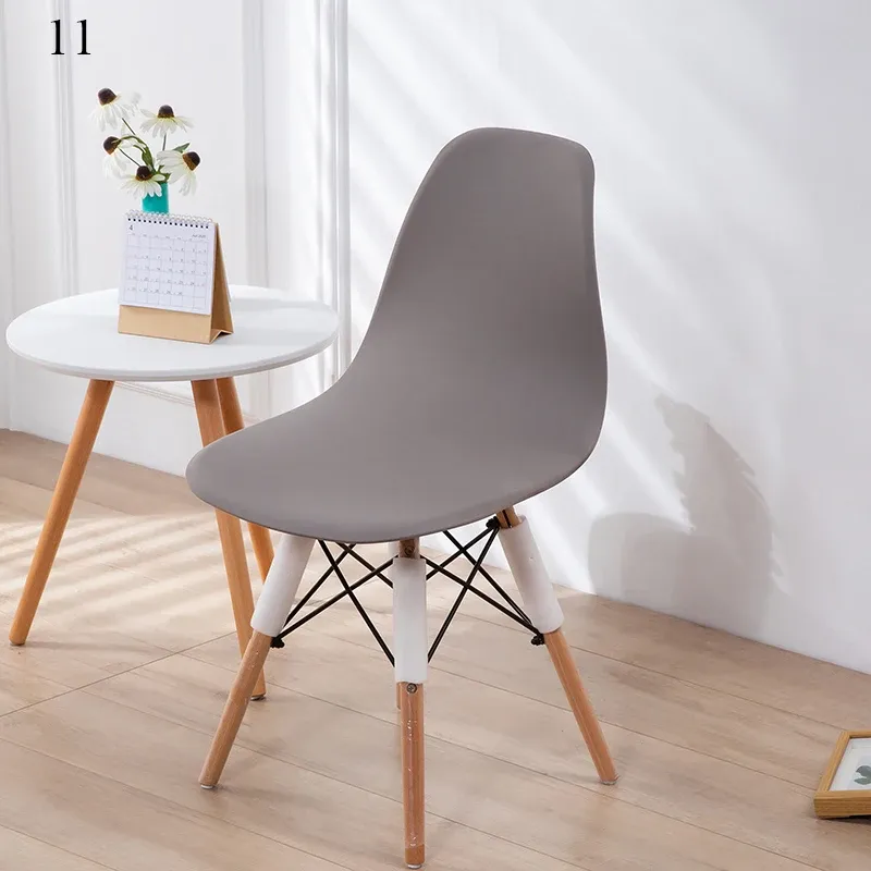 Wysokie elastyczne nowoczesne osłony krzesełka Nordic Styl Solid Kolor Drukowane wielokrotne krzesło jadalkowe Pokrycie przystojne akcesoria siedzące
