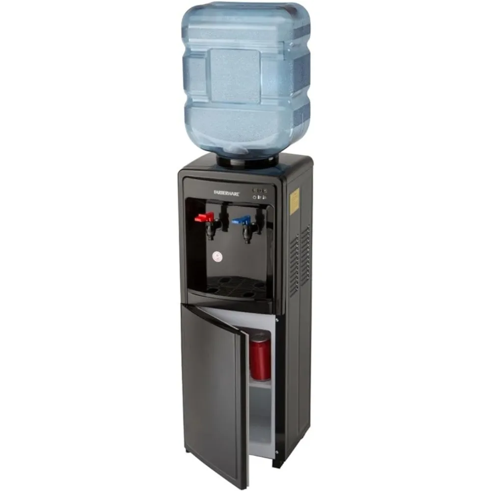 Bottom Loading Water Cooler Water Dispenser,3 Temperatures (Cold/Hot/Warm),Bottom Loading Hot Cold Water Cooler With Display Light,Water Dispenser For Apartments, Schools (Champaign Gold - View #4