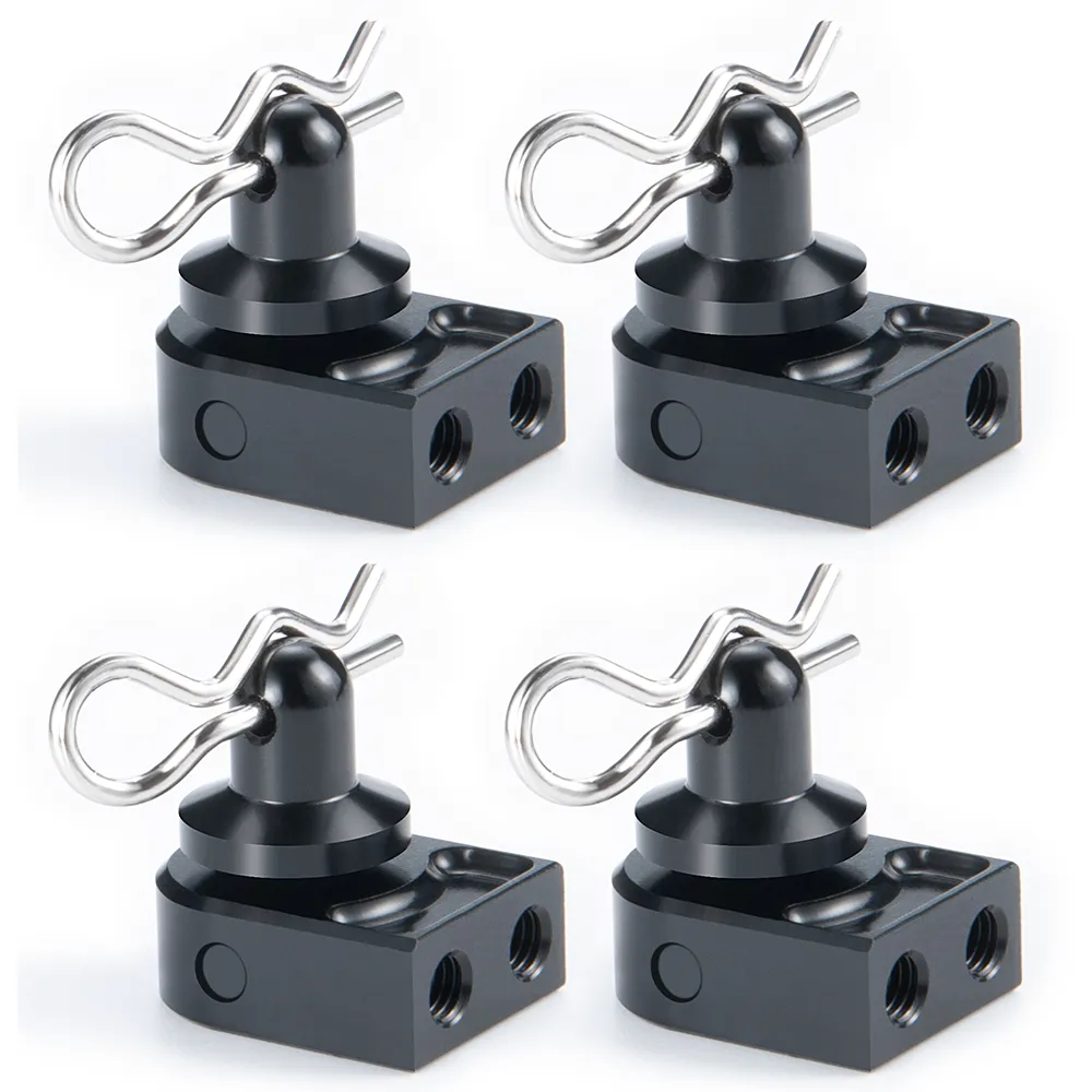 Runup Poteaux de carrosserie en aluminium et support de fixation pour 1/10 RC Crawler Axial SCX10 PRO pièces de mise à niveau Runup Poteaux de carrosserie en aluminium et support de fixation pour 1/10 RC Crawler Axial SCX10 PRO pièces de mise à niveau