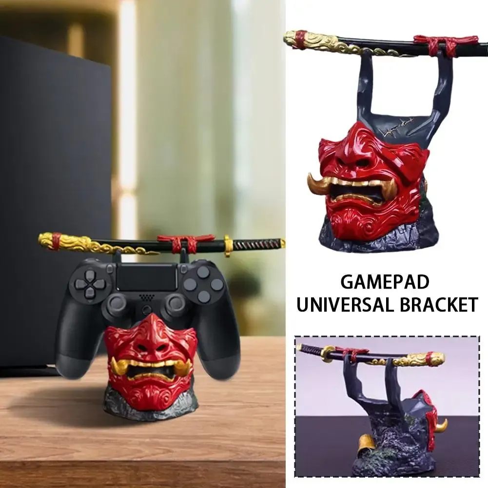 Stände für Ghost of Tsushima Gaming Controller Holder One More Life Controller Holder Figure Kopfhörerstand für PS5/PS4 NS K7A5