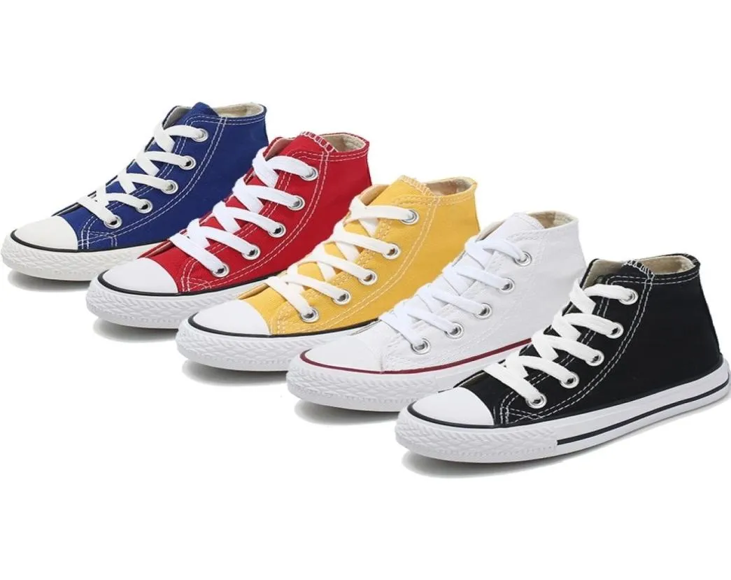 Scarpe per bambini per ragazze sneakers baby primaverili di moda in tela di tela di tela di tela classica Girls Canvas Scarpe 2103064452753