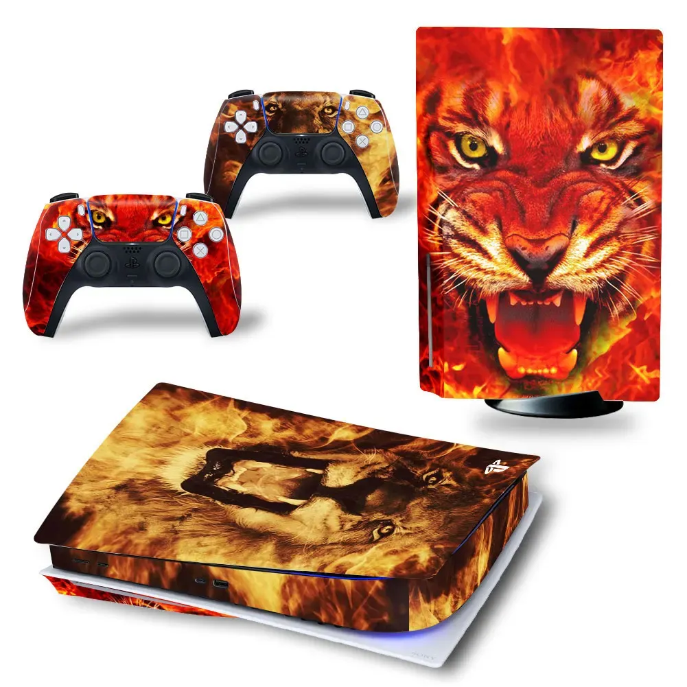 Stickers camouflage vinyl sticker huidsticker voor PS5 Disk Controller PlayStation5 Console Case Controller Skin Sticker