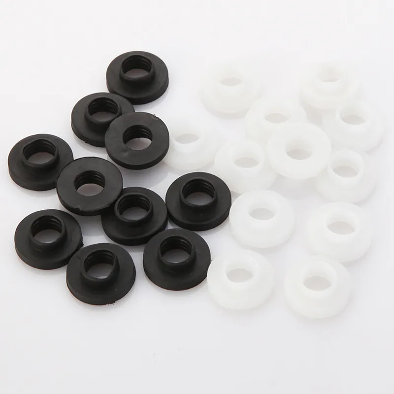 Black/White Silicone Sealing Gasket 9mm Convex Gaskets Water Heater Seal Washer Ring Plumbing Shower Hose Faucet Washers
