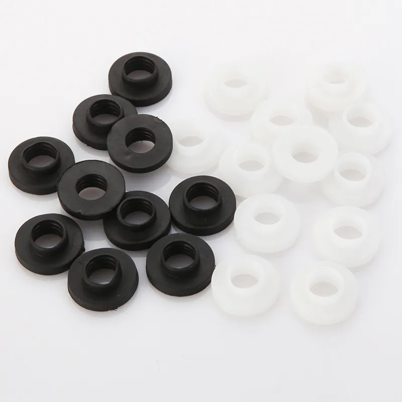 Black/Branco Silicone Seating Junta 9mm Gaskets convexos Aquecedor de água arruela anel de encanamento Torneira de torneira de mangueira de chuveiro