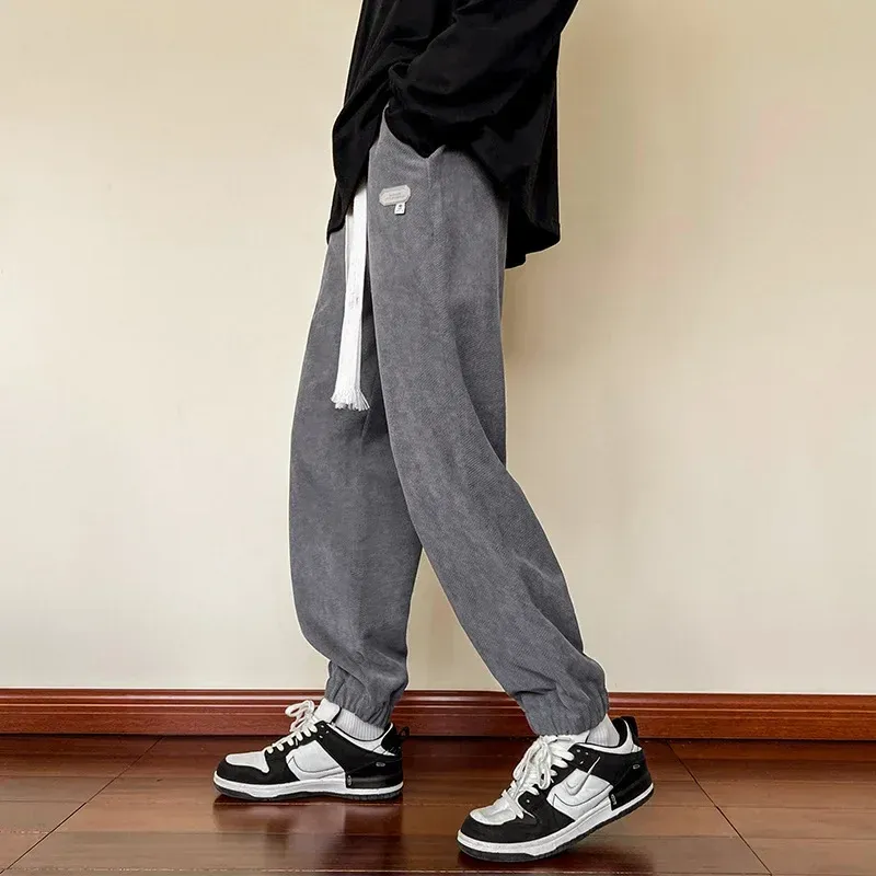 Pantolon Spor Pantolon Nefes alabilen Nem Koşu Fitil Ter Fitil Basketbol Çok Yolcu Gevşek Ayarlanabilir Elastik Taytlar Günlük Erkekler
