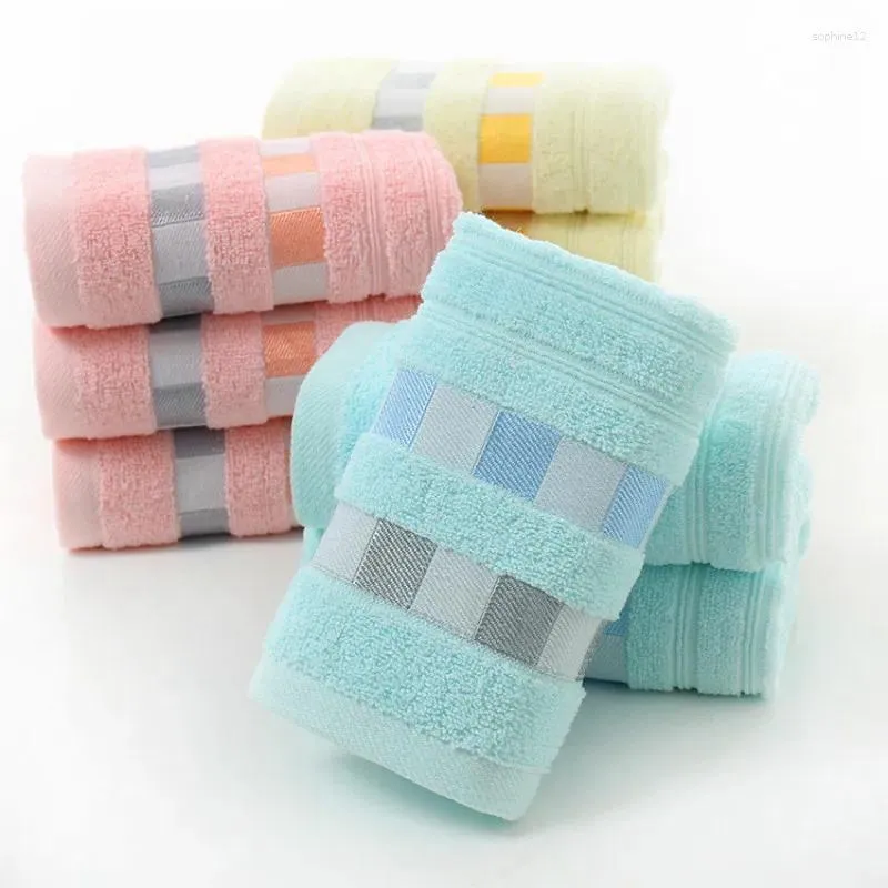 Handduk 33 73 cm Hemtextil Plain Square Pure Cotton Promotion Gift Color Quick-Dry Type Face 3st/Lot