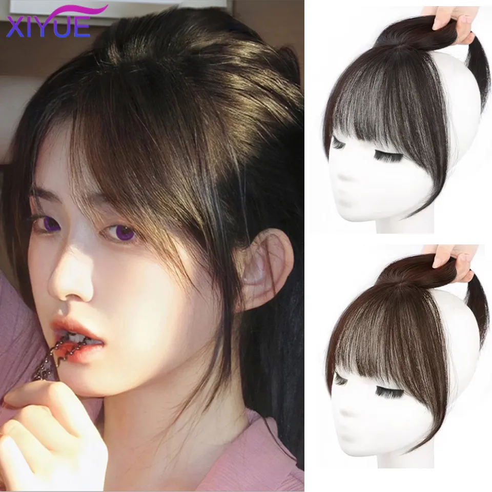 Xiyue Black Swan Wig Patch Hair Aumenta Bangs Patch