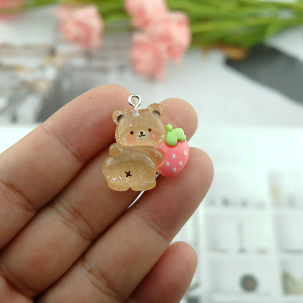 Save Big on Bulk Resin Jewelry Charms Resin Bear Charms For Jewelry Making  2024 DIY Earring Bracelet Pendant Accessories Findings Bulk Wholesale