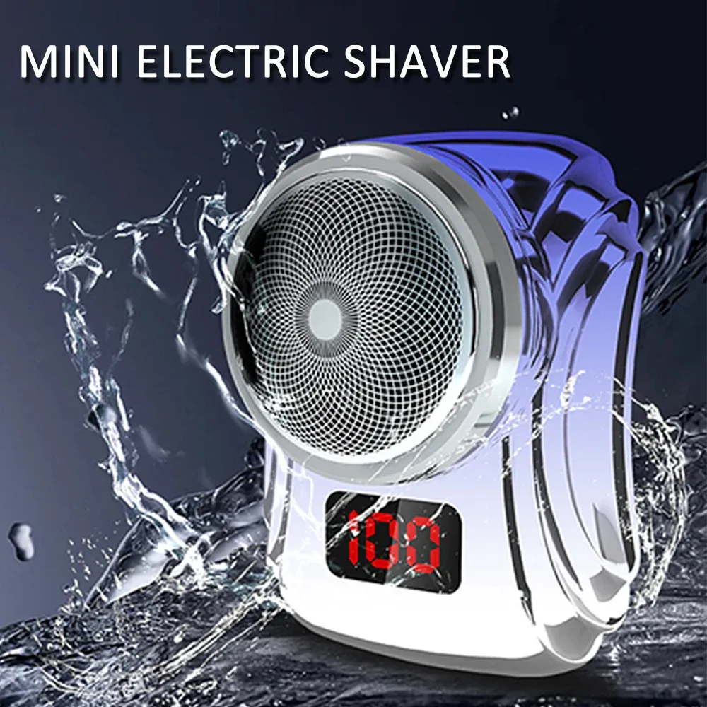 Rakare Portable Electric Shaver for Men's Shaving Machine Beard Trimmer Mini Rechargeble Razor for Travel Car Sloothing Machine