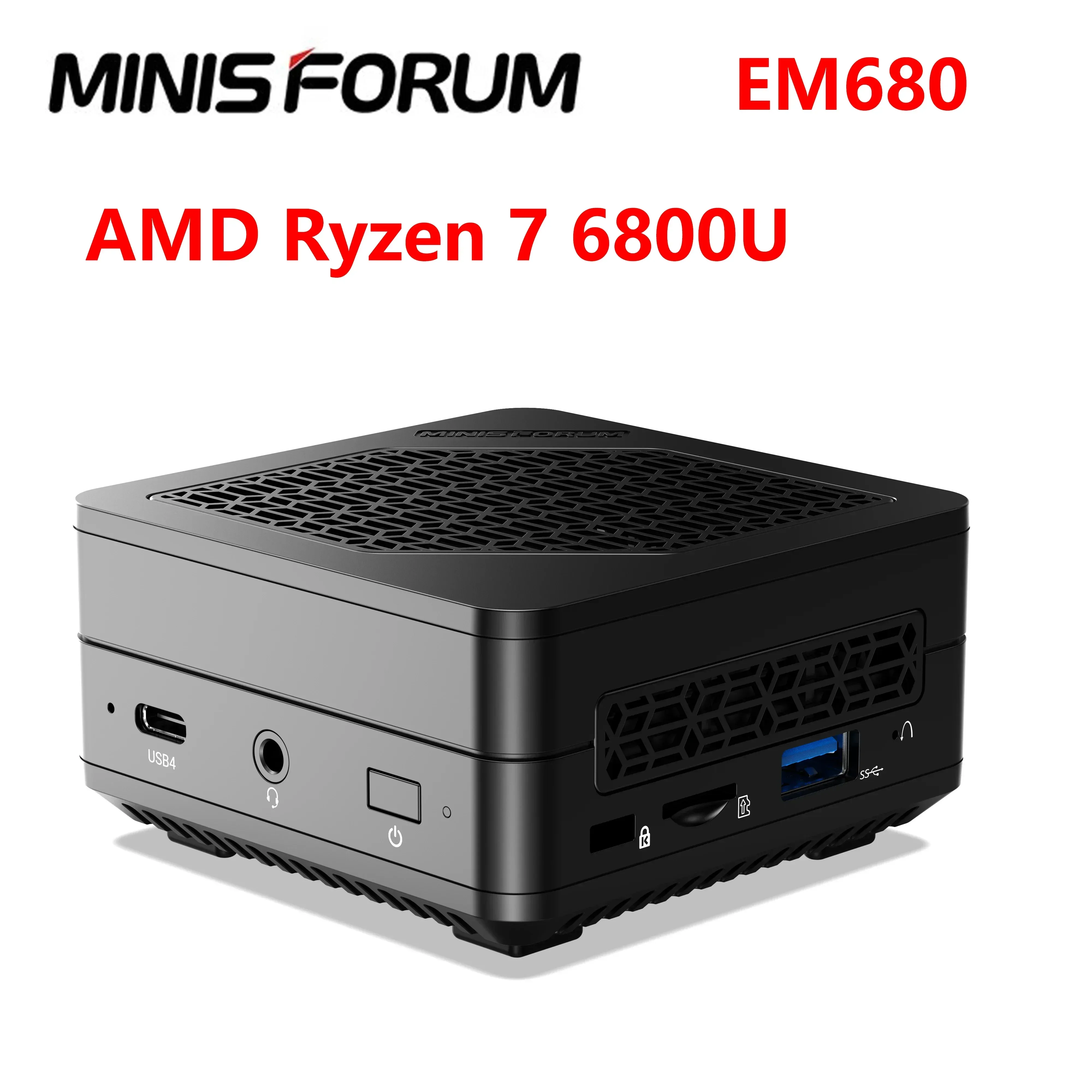 DHgate.com:MINISFORUM EM680 Mini PC: AMD Ryzen 7 6800U, 16GB RAM 