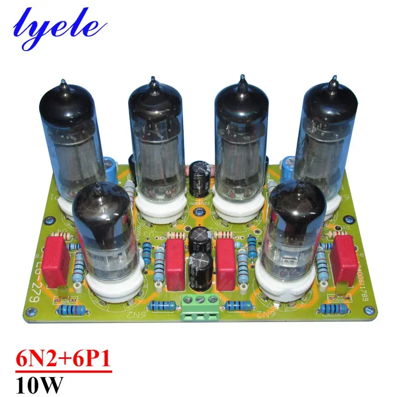 Amplifiers 6n2 6p1 Dynaco Line Pushpull Tube Amplifier Board Stereo Amplifier 10w DIY Audio