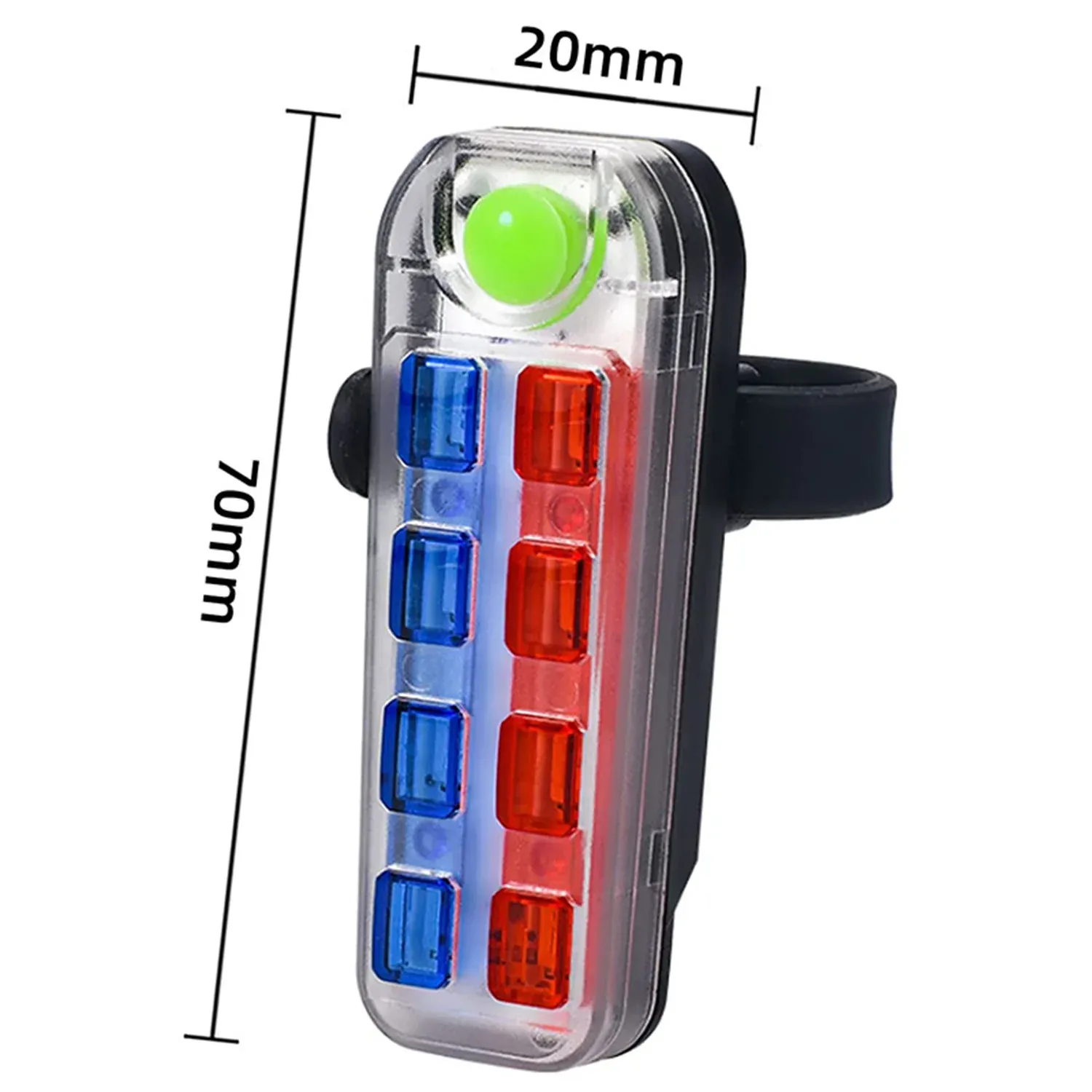 Upgraded 2024Waterproof LED Bicycle Tail Light, 8 Super Bright Modes ...