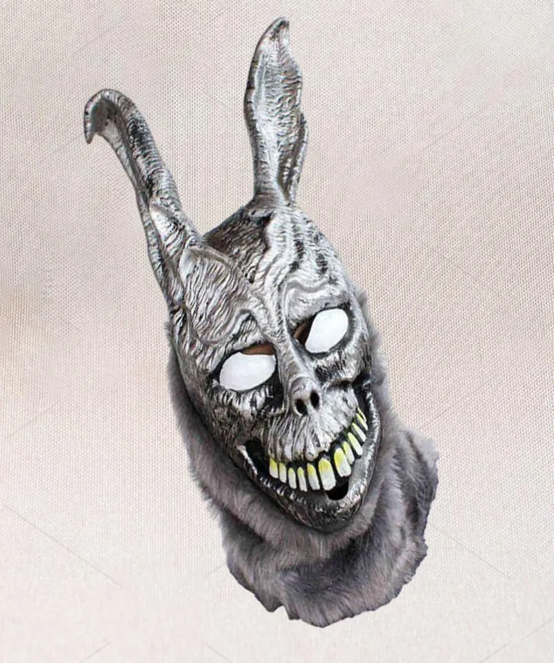 映画Donnie Darko Frank Evil Rabbit Rabbit Mask Halloween Party PropsラテックスフルフェイスマスクL2207112722652