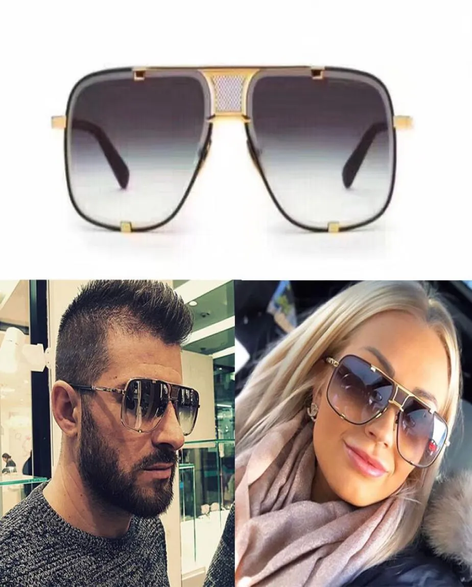 Designer Sonnenbrille Männer Frauen mach fünf 2087 Metall Rahmenlose ein Stück Luxusmarke Sonnenbrille Top -Qualität Original Box1999200