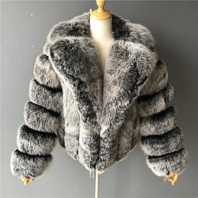 herlipto Faux Fur Coat♡2023年ver Artifical Luxury Women's Winter fur coat - Full Sleeve