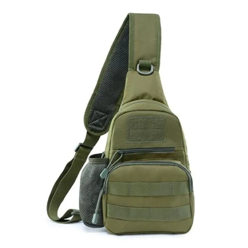 Bolso de hombro táctico militar Centilla mochila ejército para acampar Bolso de senderismo al aire libre Bolsa de cofre de deportes Trekking Hunting Mochila201i