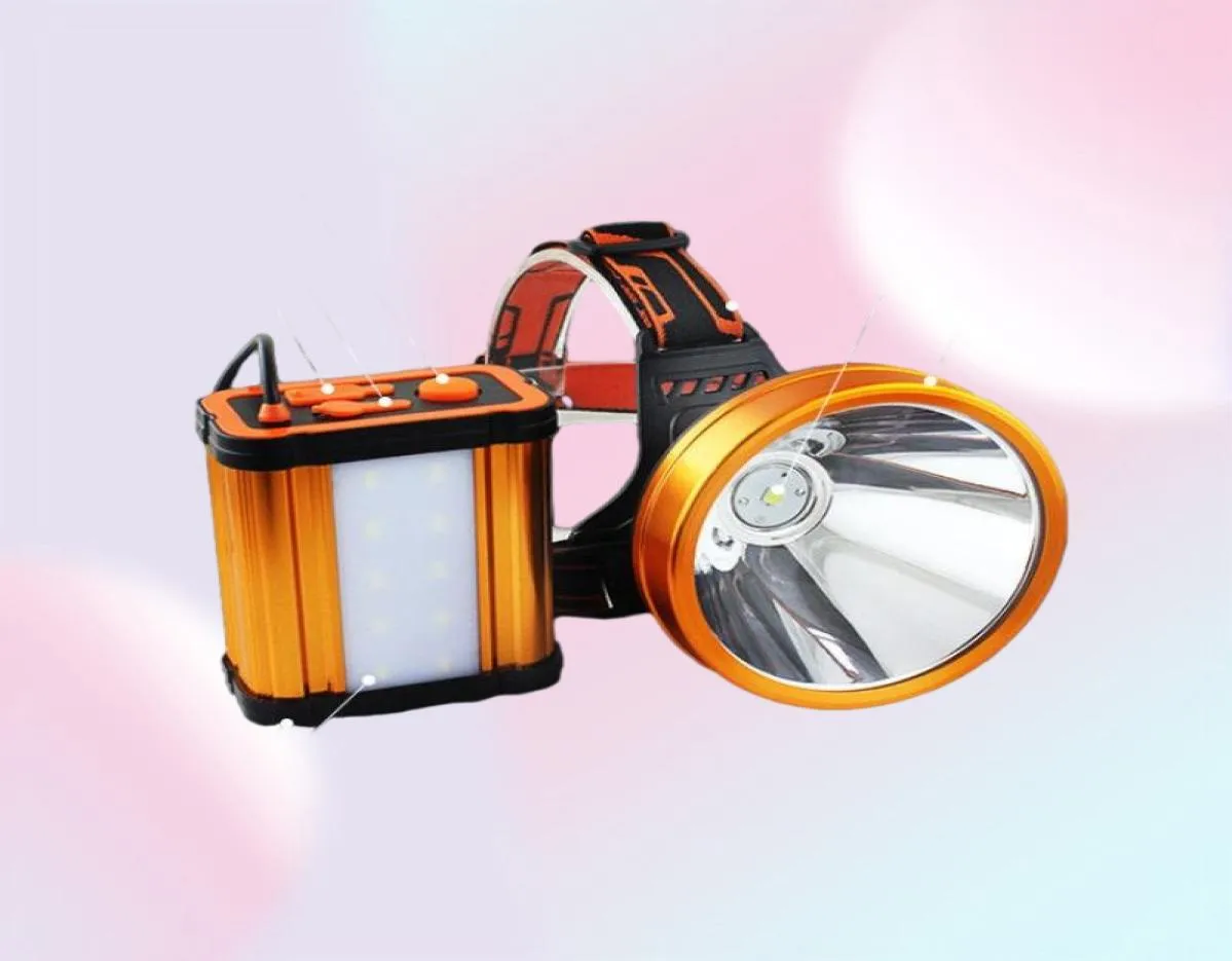 Headlamps Super Bright Headlight Strong Light Power Bank Waist Hanging HeadMounted Rechargeable Miner39s Lamp Durable9567750