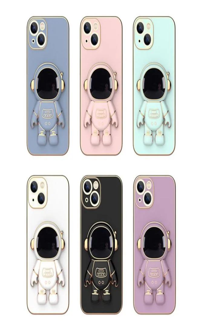 For Iphone Cases Cover With Phone Holder Stand Astronaut Accessories 6S 7 8 Plus X Xs Max Xr 11 12 13 Pro Max7362155
