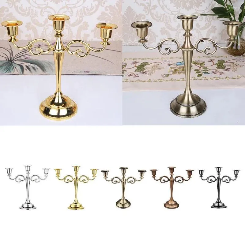 Candle Holders 3 Pillar Holder .97'' Dia Wedding Centerpiece