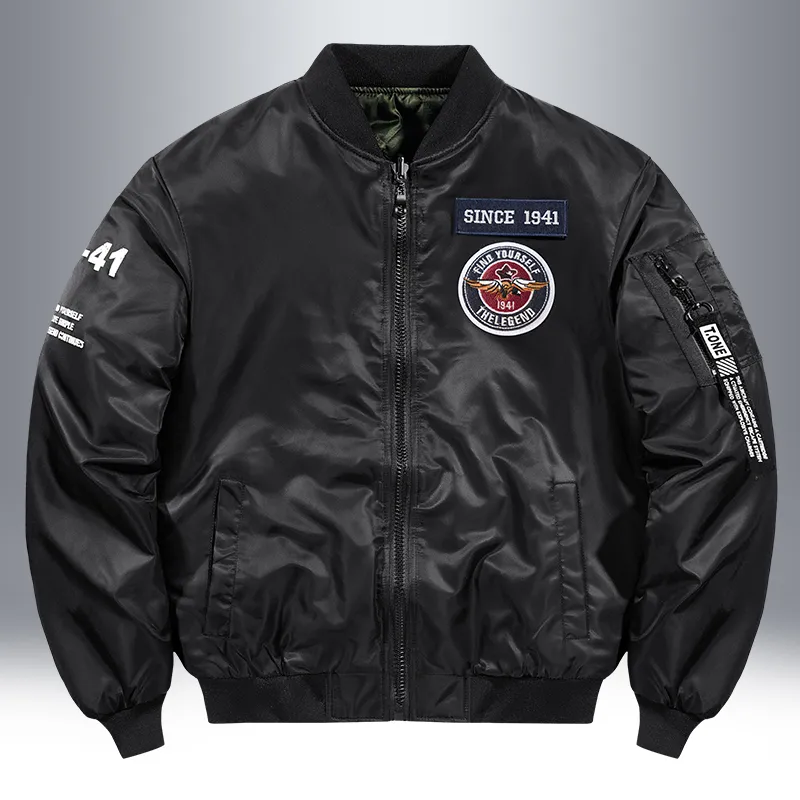 ジャケット・アウター OVY GHBM REVERSIBLE MILITARY JACKET M Mens Reversible Bomber Military Jacket Waterproof Embroidery