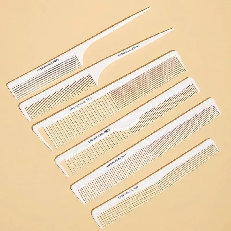 Hairdressing Carbon Comb Professional Hairdresser Cutting Comb Anti Static Hair Comb Haircut Tools Barber Hair Styling Comb