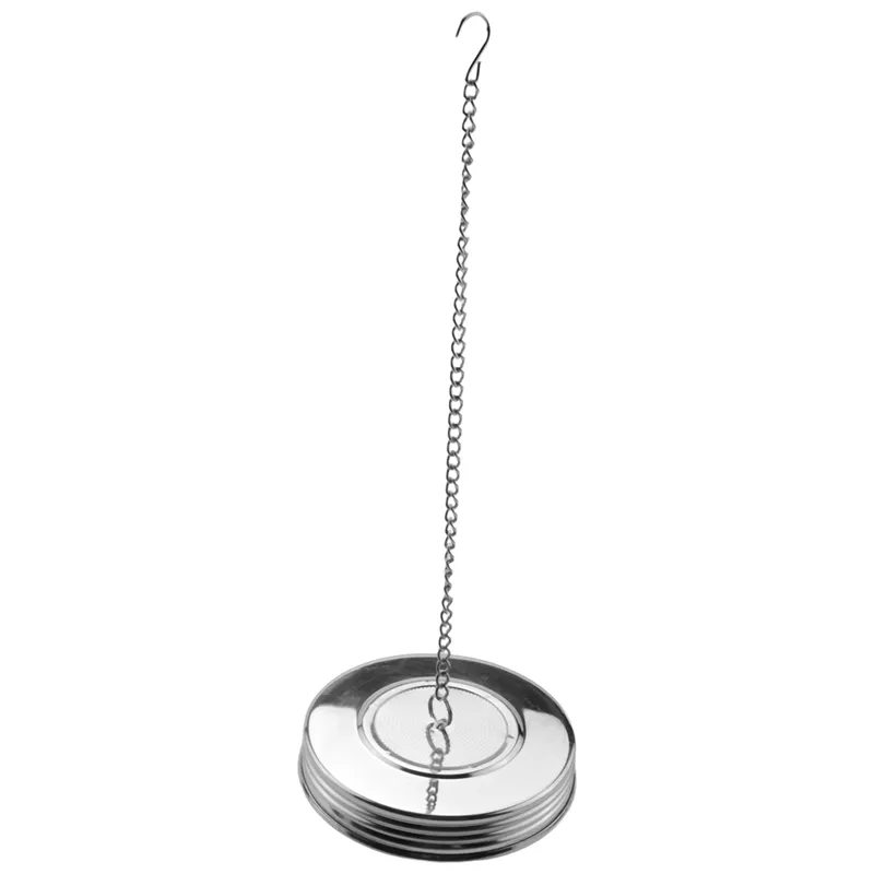 4 pacchi Infuser a sfera da tè grande per infusore di spezie da tè a foglie sciolte per cucinare, coperchio filettato, filtro tè a maglie extra fine