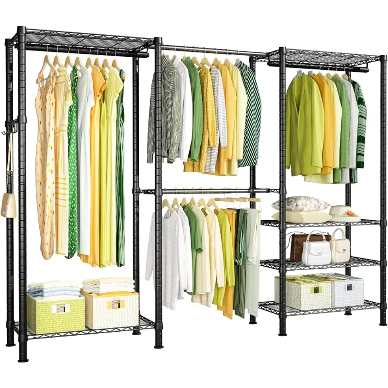 Ulif E1 Heavy Duty Closet clothes rack - 6 Tiers,...