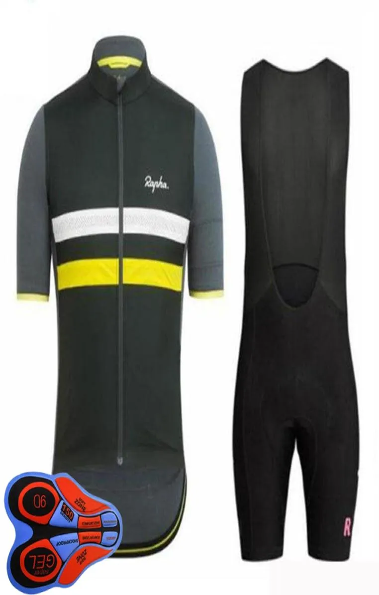 Męskie zespołu rowerowe koszulki szorty śliniowe Zestaw wyścigowych rowerowych odzieży Maillot Ciclismo Summer Suy Dry MTB Rower Ubrania sportowe Y210410336150334