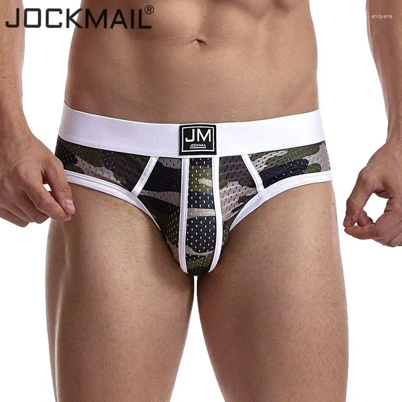 Sous-pants jockmail hommes sexy sous-vêtements slips de sous-vêtements Mesh jockstrap gay masque cuecas bref bikini homme