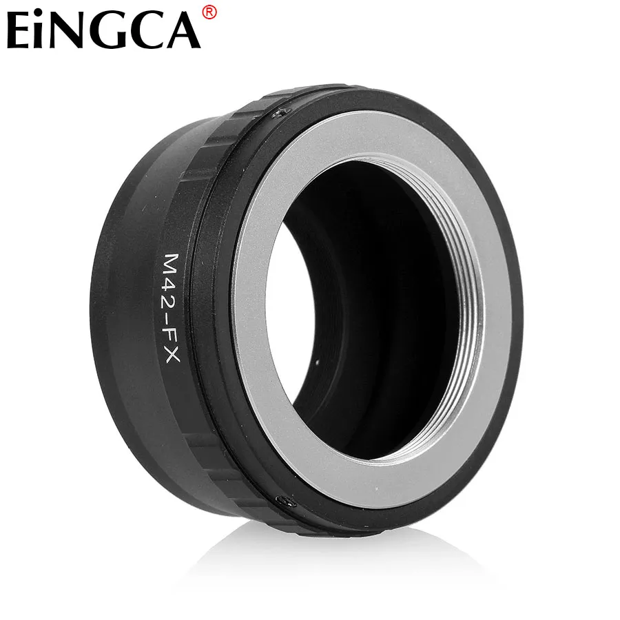 M42 Lens Adapter for Mirrorless Cameras: Adapts M42 Thread Mount Lenses; Lenses for Fujifilm XT20, Aluminum Alloy, Black