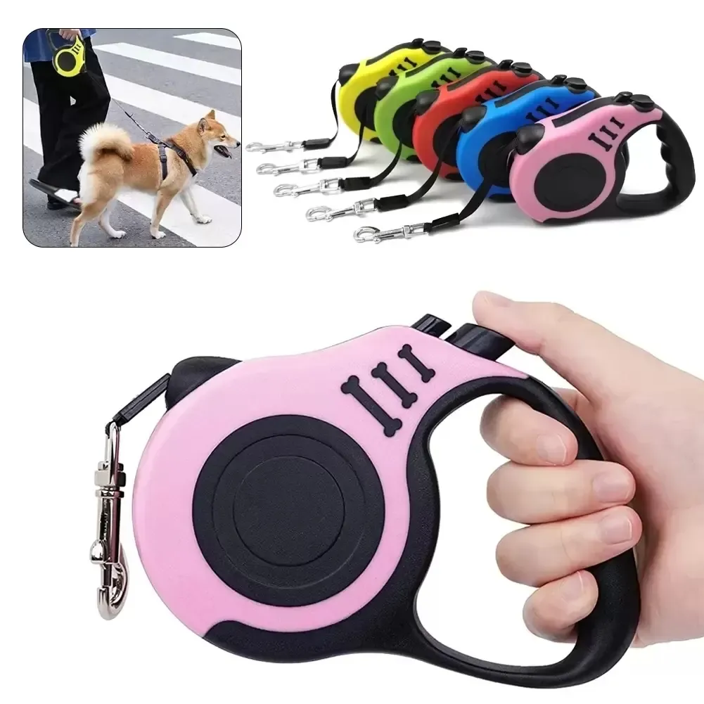 Retractable Dog Leashes Automatic Nylon Puppy Cat Traction Rope Belt Pets Walking Leashes for Small Medium Dogs