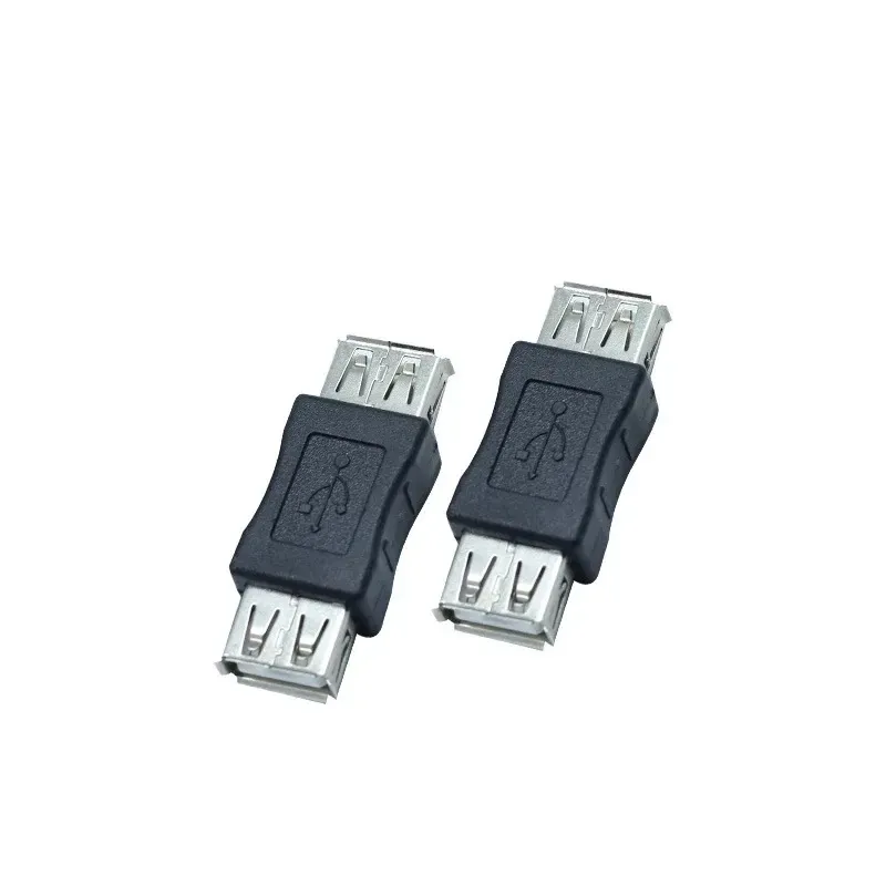 Double Head USB 2.0 Type A Female To A Female Coupler Adapter Connector F/F Converter